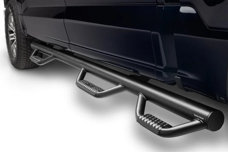 N-Fab Nerf Step 15-17 Ford F-150 SuperCrew 5.5ft Bed - Tex. Black - Bed Access - 3in - Additional View 10