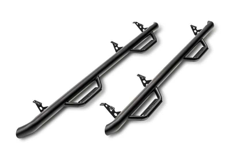N-Fab Nerf Step 16-17 Toyota Tacoma Access Cab 6ft Bed - Tex. Black - W2W - SRW - 2in - Main Product View
