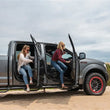 Load image into Gallery viewer, N-Fab Nerf Step 2017 Ford F-250/350 Crew Cab 8ft Bed - Tex. Black - Bed Access - DRW - 3in - Additional View 5