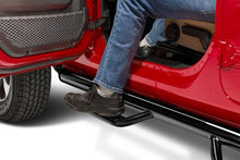 Load image into Gallery viewer, N-Fab Nerf Step 2018 Jeep Wrangler JL 2 Door - Gloss Black - W2W - 3in - Detail View