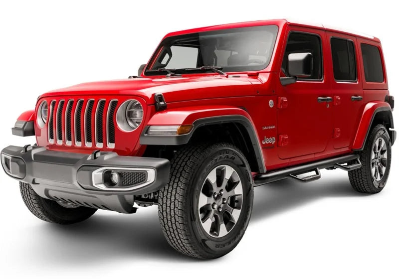 N-Fab Nerf Step 2018 Jeep Wrangler JL SUV 4 Door- Tex. Black - W2W - 3in - Additional View 6