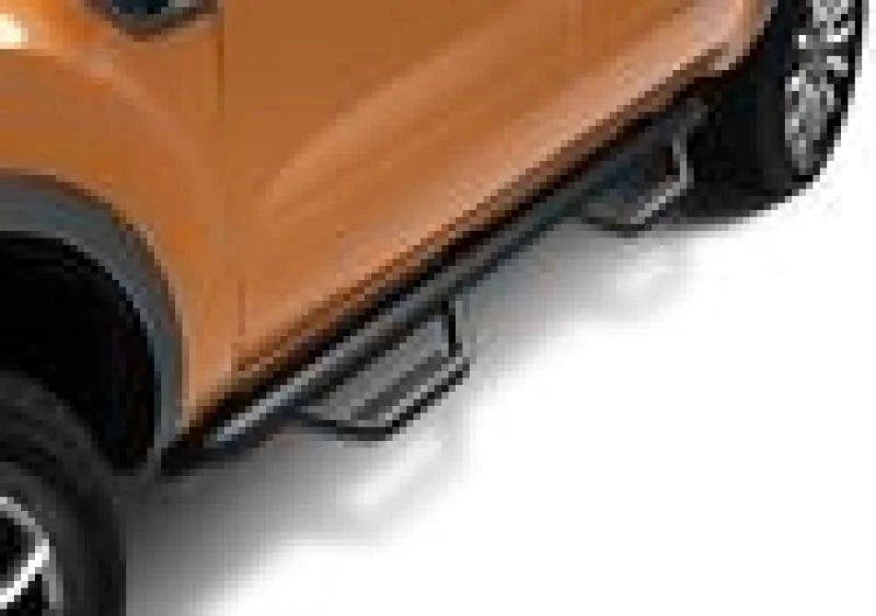 N-Fab Nerf Step 2019 Ford Ranger Crew Cab - Tex. Black - Cab Length - 3in - Side View