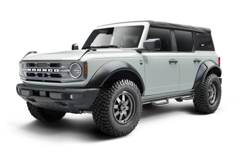 N-Fab Nerf Step 2021 Ford Bronco (4 Door) - Gloss Black - SRW - 3in - Additional View 7