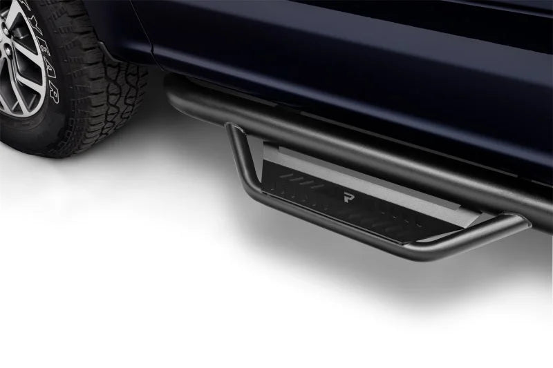 N-Fab Podium LG 17-18 Ford F-250/F-350 Super Duty SuperCab - Tex. Black - Cab Length - 3in - Installation View
