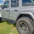 Load image into Gallery viewer, N-Fab Podium LG 2018 Jeep Wrangler JL 4DR SUV - Full Length - Tex. Black - 3in - Side View