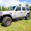 Load image into Gallery viewer, N-Fab Podium LG 2018 Jeep Wrangler JL 4DR SUV - Full Length - Tex. Black - 3in - Additional View 5