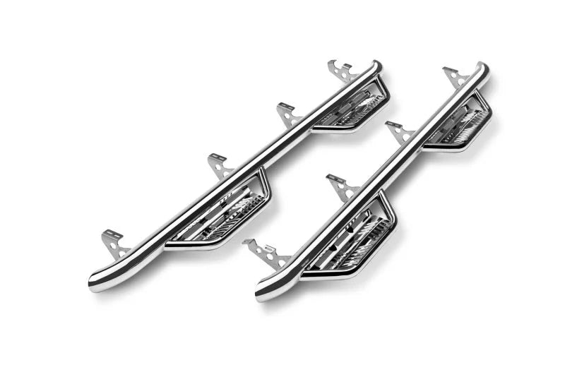 N-Fab Podium SS 14-17 Chevy-GMC 1500 Crew Cab - Polished Stainless - 3in - Main Product View