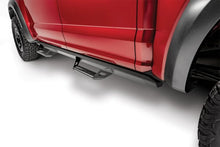 Load image into Gallery viewer, N-Fab Predator Pro Step System 15-17 Ford F-150 / Raptor SuperCrew - Tex. Black - Back View