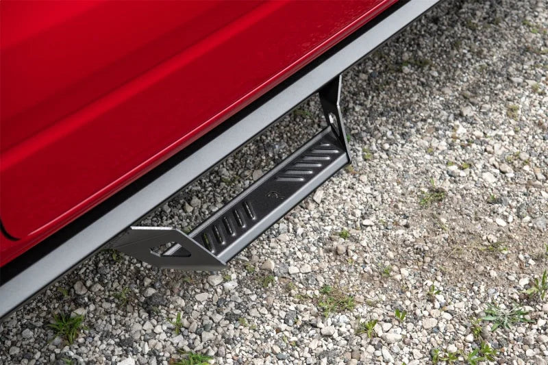 N-Fab Predator Pro Step System 15.5-17 Dodge Ram 1500 Quad Cab - Tex. Black - Installation View