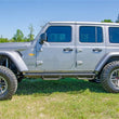 Load image into Gallery viewer, N-Fab Predator Pro Step System 2018 Jeep Wrangler JL 4 Door SUV - Tex. Black - Back View