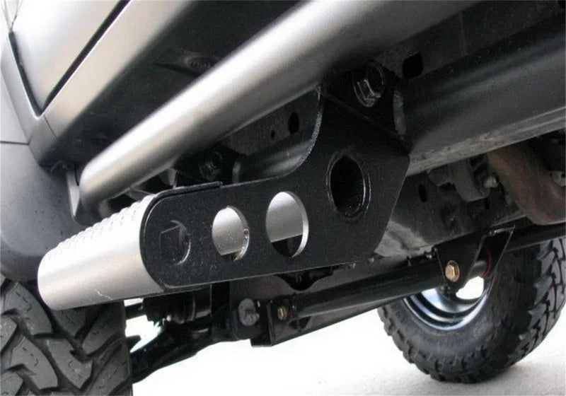 N-Fab RKR Rails 2018 Jeep Wrangler JL 4 Door Dab Length - Gloss Black - 1.75in - Additional View 12