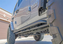 Load image into Gallery viewer, N-Fab RKR Rails 2019 Jeep Wrangler JT 4DR Truck Full Length - Tex. Black - 1.75in - Side View