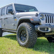 Load image into Gallery viewer, N-Fab RKR Rails 2019 Jeep Wrangler JT 4DR Truck Full Length - Tex. Black - 1.75in - Back View