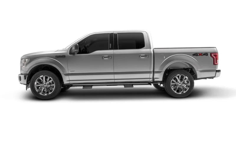 N-Fab RKR Step System 15-17 Ford F-150 SuperCrew - Tex. Black - 1.75in - Side View