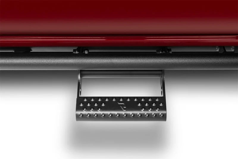 N-Fab RKR Step System 2019 Chevy/GMC 1500 Crew Cab - Cab Length - Tex. Black - 1.75in - Side View