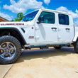 Load image into Gallery viewer, N-Fab RKR Step System 2019 Jeep Wrangler JT 4 Door Truck Full Length - Tex. Black - 1.75in - Additional View 5