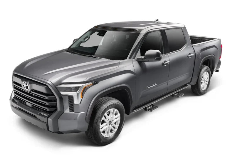 N-Fab RKR Step System 2022 Toyota Tundra CrewMax - Tex. Black - 1.75in - Side View