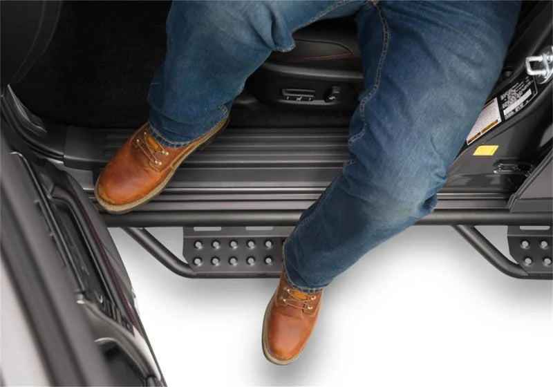N-Fab RS Nerf Step 10-19 Toyota 4Runner (Non-Limited) 4DR - Full Length - Tex. Black - Back View