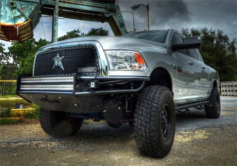 N-Fab RSP Front Bumper 05-15 Toyota Tacoma - Gloss Black - Direct Fit LED - Side View