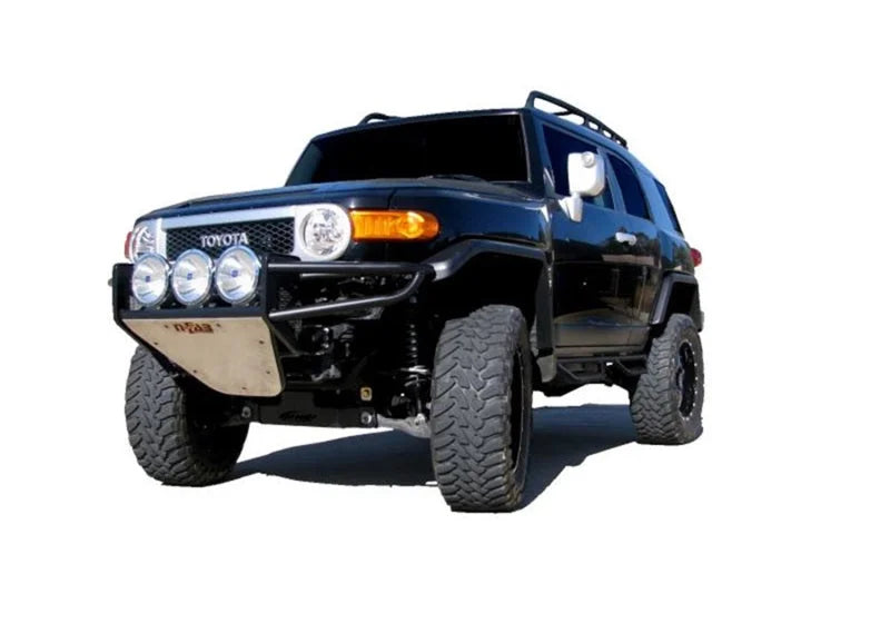 N-Fab RSP Front Bumper 06-17 Toyota FJ Cruiser - Tex. Black - Multi-Mount - Side View
