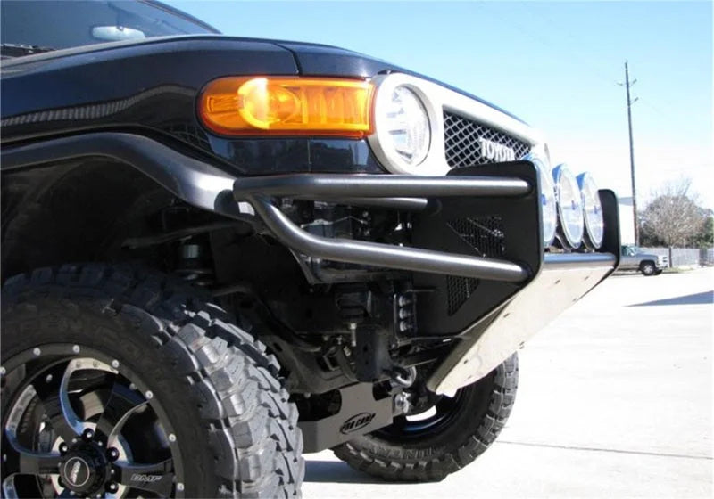N-Fab RSP Front Bumper 06-17 Toyota FJ Cruiser - Tex. Black - Multi-Mount - Installation View