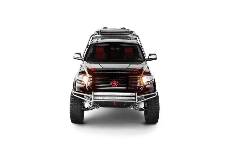 N-Fab RSP Front Bumper 14-17 Toyota Tundra - Tex. Black - Direct Fit LED - Side View