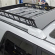 Load image into Gallery viewer, N-Fab Roof Rack 10-17 Toyota 4 Runner Fits all styles 4 Door - Tex. Black - Side View