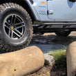 Load image into Gallery viewer, N-Fab Trail Slider Steps 18-20 Jeep Wrangler JL 4 Door SUV - SRW - Textured Black - Side View