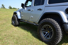 Load image into Gallery viewer, N-Fab Trail Slider Steps 18-20 Jeep Wrangler JL 4 Door SUV - SRW - Textured Black - Back View