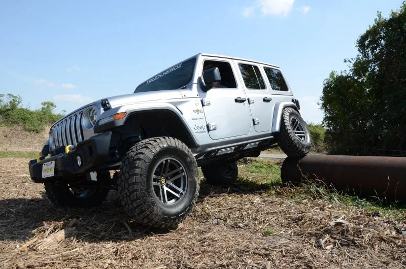 N-Fab Trail Slider Steps 18-20 Jeep Wrangler JL 4 Door SUV - SRW - Textured Black - Additional View 5