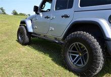 Load image into Gallery viewer, N-Fab Trail Slider Steps 2020 Jeep Wrangler Gladiator JT 4 Door All Beds - SRW - Textured Black - Additional View 7