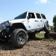 Load image into Gallery viewer, N-Fab Trail Slider Steps 2020 Jeep Wrangler Gladiator JT 4 Door All Beds - SRW - Textured Black - Additional View 9