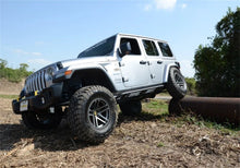 Load image into Gallery viewer, N-Fab Trail Slider Steps 2020 Jeep Wrangler Gladiator JT 4 Door All Beds - SRW - Textured Black - Additional View 9