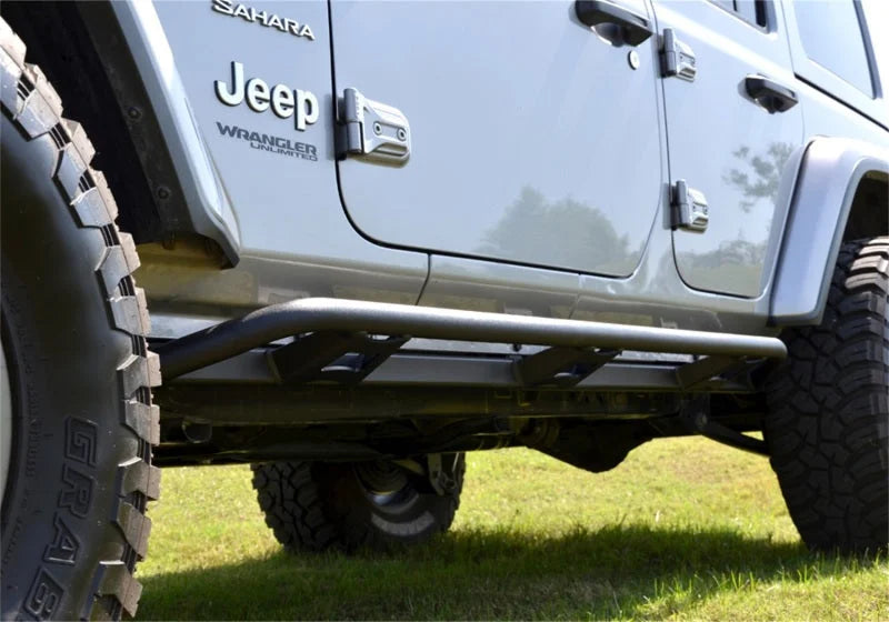 N-Fab Trail Slider Steps 2020 Jeep Wrangler Gladiator JT 4 Door All Beds - SRW - Textured Black - Additional View 11