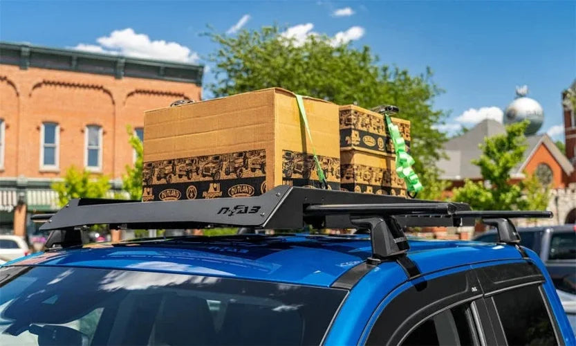 N-Fab Universal Roof Rack (Large 38.25 - 38 Width) - Tex. Black - Side View