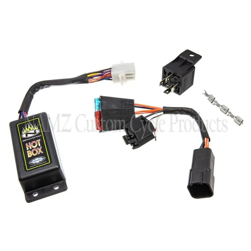 NAMZ 02-05 V-Twin Models American Ironhorse Replacement Power Harness w/Plug-N-Play Flasher Module - Side View