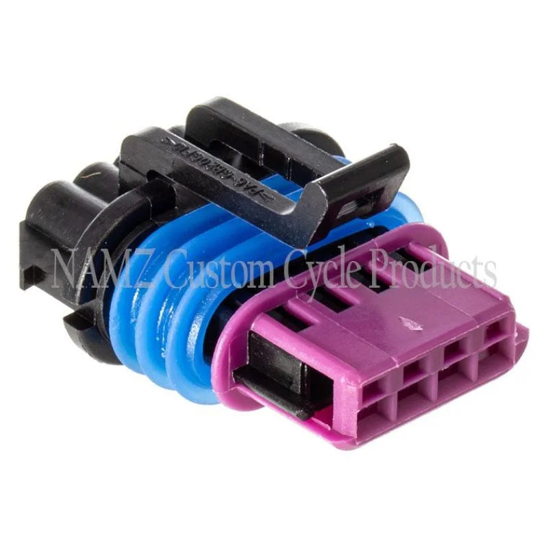 NAMZ 06-16 V-Twin Delphi OEM Ignition Coil/Idle Speed Sensor/Fuel Pump Connector (HD 72066-06A) - Side View
