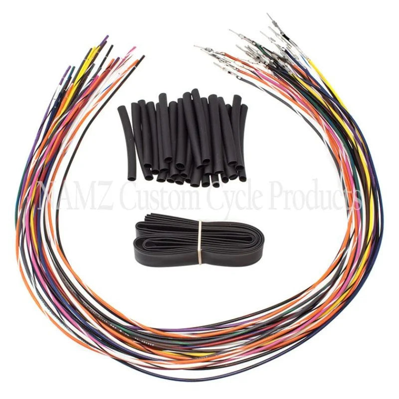 NAMZ 07-13 Baggers (Excl TBW) Handlebar Switch Wire Extensions 24in. (Cut & Solder/Max 20in. Apes) - Main Product View