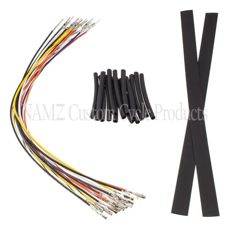 NAMZ 07-13 V-Twin NON-Baggers Handlebar Control Complete Xtension Harness 8in. - Side View
