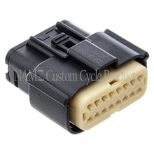 Load image into Gallery viewer, NAMZ 07-23 V-Twin FL Molex MX-150 16-Pos Female Connector Fairing Main Harness - Blk (HD 72166-07BK) - Side View