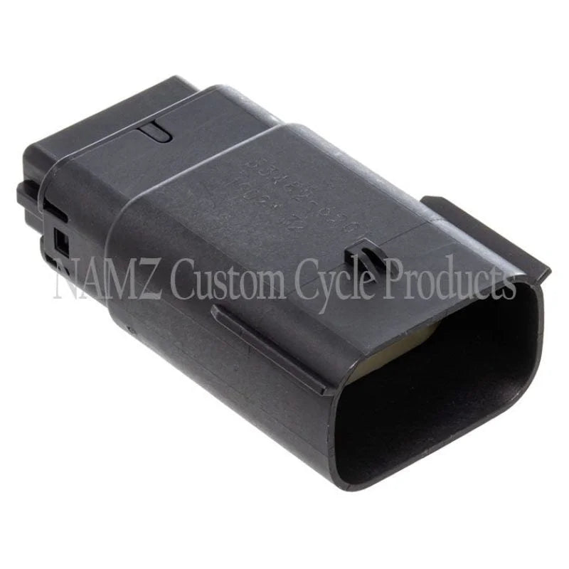 NAMZ 07-23 V-Twin Glide Right Handlebar Ctrl Molex MX-150 12-Pos Male Connector - Blk (HD72488-07BK) - Side View