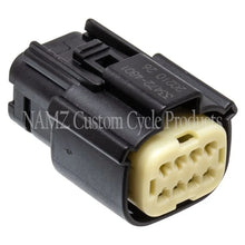 Load image into Gallery viewer, NAMZ 07-23 V-Twin VRSAW/CR/CX Models Molex MX-150 8-Position Female Connector - Blk (HD 72479-07BK) - Side View