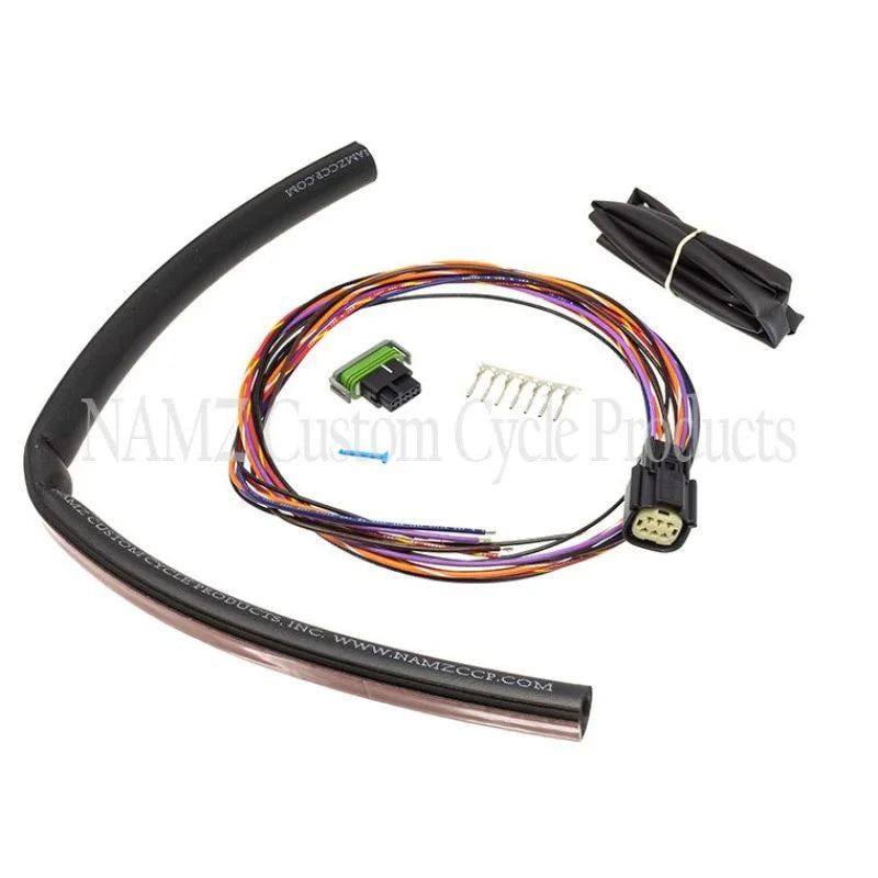 NAMZ 10-13 Road/Street Glide Plug-N-Play Rear Fender Harness (Incl. 6-Pos Molex w/12-Pos Fascia Con) - Side View