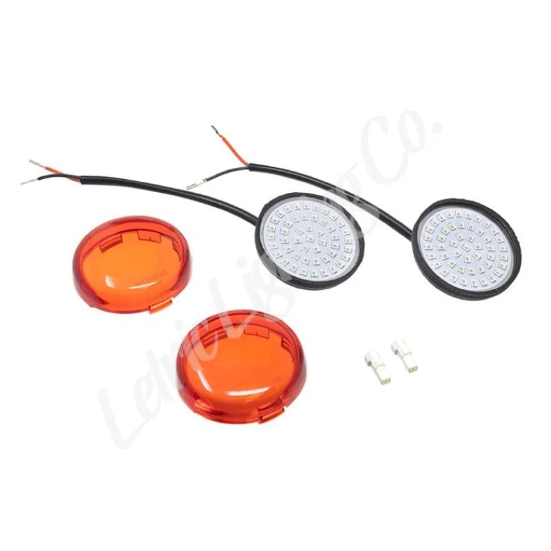 NAMZ 14-23 Indian (Excl Scout/Challenger) Plug-N-Play Rear LED Turn Sig/Lens Kit (Use w/ILL-IND-01) - Side View