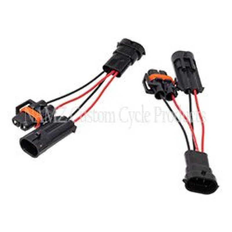 NAMZ 14-23 Indian Models (Except Scout/FTR/Challenger) Passing Lamp Adapter Harness - Detail View