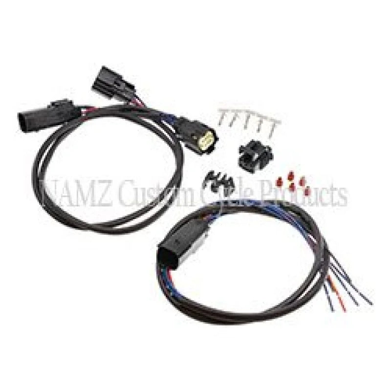 NAMZ 14-23 Street/Road Glide Models Plug-N-Play Complete Tour Pack Wiring Installation Kit - Side View