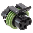 Load image into Gallery viewer, NAMZ 1999+ V-Twin Road Glide/Ultra Models Delphi OEM Oil Pressure Switch Connector (HD 72400-99) - Side View
