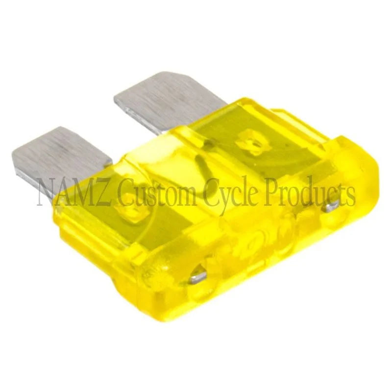 NAMZ 20-AMP ATO Fuse - 5 Pack - Side View