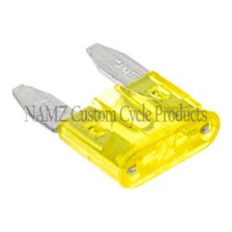 NAMZ 20-AMP MINI Fuse - 5 Pack (HD 72345-02) - Side View