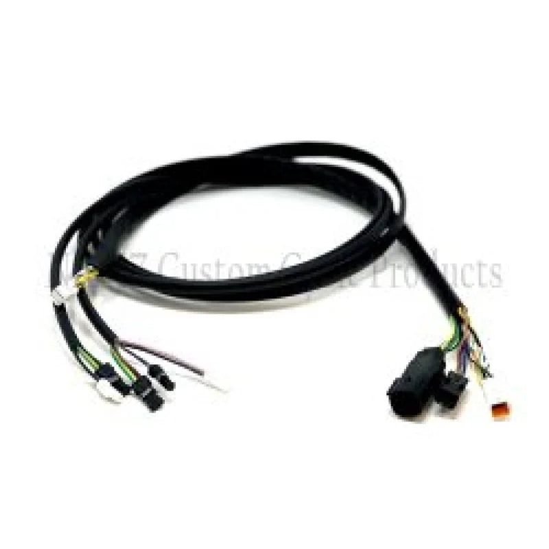 NAMZ 2022+ Indian Chief Models Plug-N-Play Handlebar Control Xtension Harness 18in. - Side View